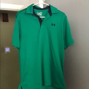 Under Armor Green Polo